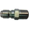 Pressure Washer QD 3/8in Mip X 3/8in M Plug Quick Coupler Steel Zinc 9.802-171.0